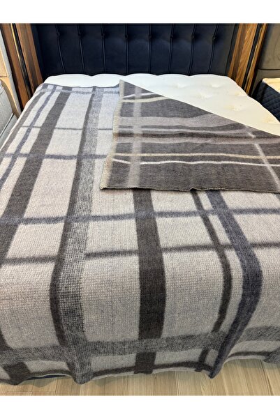 Özyün Kalın battaniye sevenler için ÇİFT KİŞİLİK YÜN BATTANİYE,çift taraflı f...