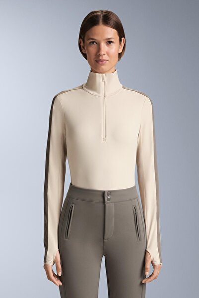 Oysho Thermal base layer half-zip T-shirt