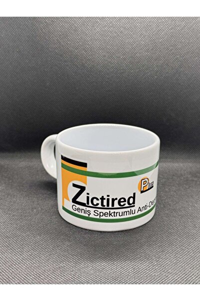 kkare tasarım Zictired İlaç Özel Tasarım Çay Fincanı