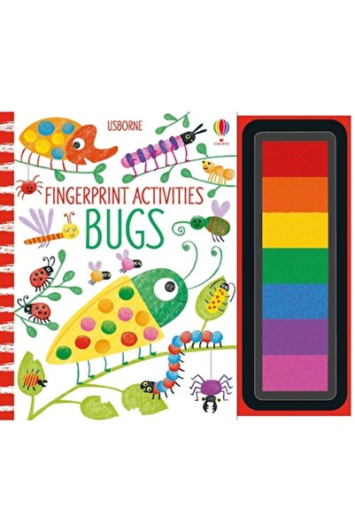 Usborne Publishing Activități cu amprente digitale: Insecte (Carte pentru copii)