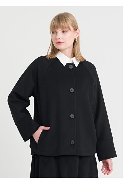 Armağan Κοντό παλτό με κουμπιά που κλείνει