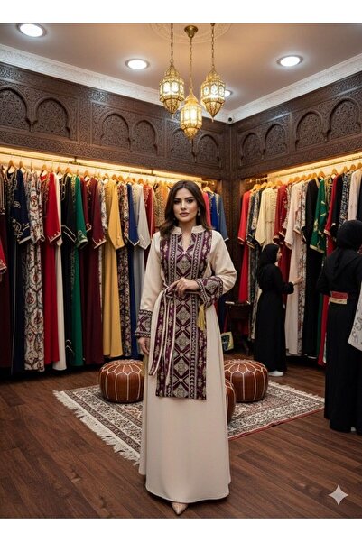 BTROON جلابيه مطرزه