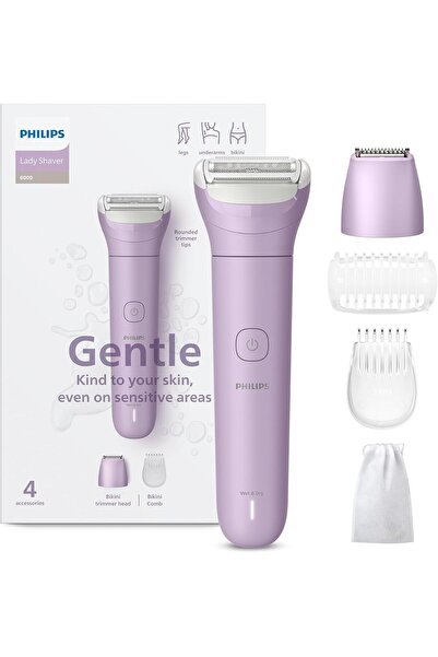 Philips Lady Shaver Series 6000 Cordless shaver, Wet & Dry BRL138/00