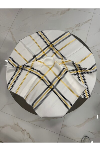 PAPLİO FERRE Ексклузивен дамски копринен шал Tivil BLACK 90 x 90