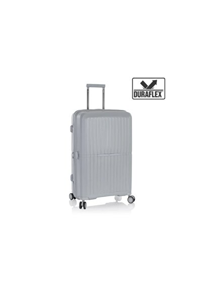 Heys Airlite 66 CM Medium Check-in PU Hard Sided 4-Wheeler Spinner Trolley Ba...