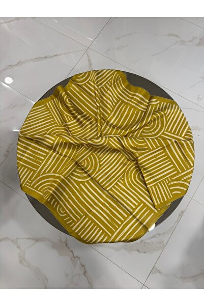 PAPLİO FERRE Eșarfă de mătase Tivil pentru femei VERDE ULEI 90 x 90