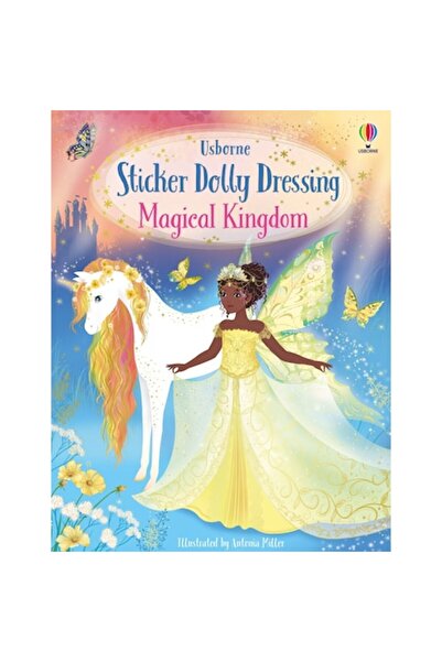 Usborne Children's Book, Usborne, Sticker Dolly Dressing Magical Kingdom, 5+ ...