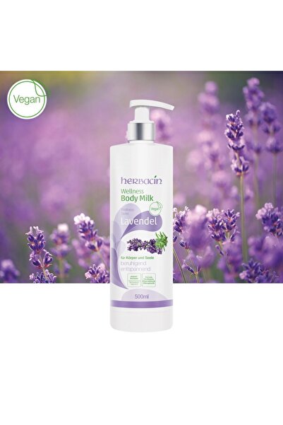 Herbacin Lapte de corp cu levantica, Herbacin, 500 ml