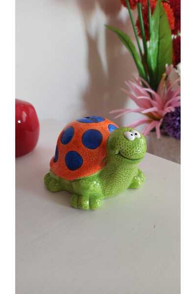 Hureggo vintage seramik kaplumbağa kumbara & 15x9cm