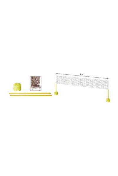 Tremblay Badminton, volleyball and mini-tennis set with adjustable poles