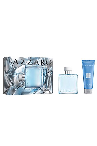 Azzaro Chrome Gift Set, Men, Eau de Toilette, 50 ml + Shower Gel, 75 ml