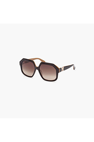 Max Mara Women Brown Lens Square Sunglasses - MM005650F57