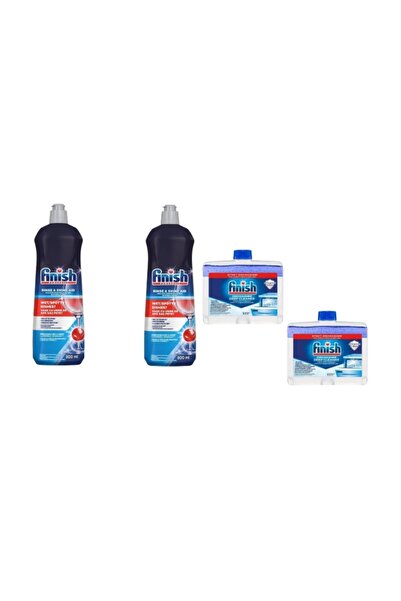 Finish Variety Set: 2x Rinse Solution 800ml + 2x Maintenance Solution 250ml Dishwasher