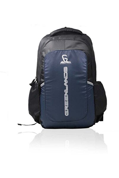 GREENLANDS GNL Torpedo Backpack - Navy, Multi-Pocket with Padded Support for ...