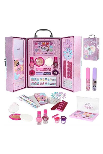 DMG TECH مجموعة مكياج أميرة قابلة للغسل للأطفال (غير سامة)