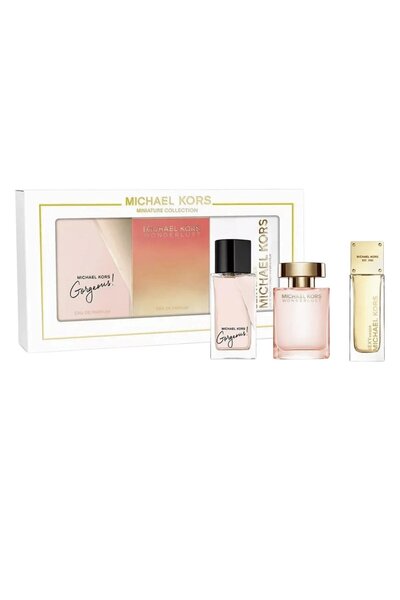 Michael Kors For Women Mini Set Eau De Parfum (Gorgeous! 5ml + Wonderlust 4ml + Sexy Amber 5ml)