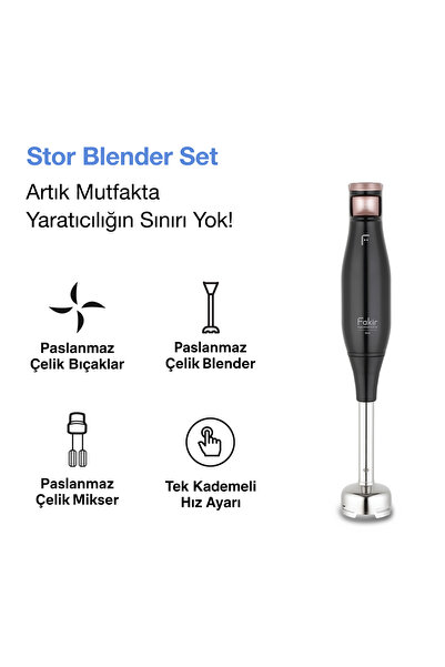 Fakir Stor Blender Seti Black & Rosie