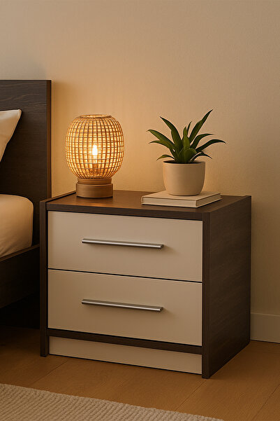 EDSY HOME Ege 2 Çekmeceli Komodin