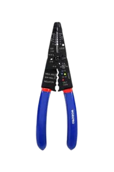 Workpro W091017 WorkPro 8" Wire Stripper and Crimper Pliers