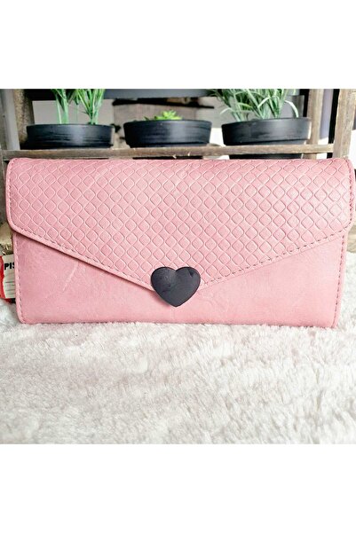 Produse.Top Portofel elegant roz din piele ecologica inchidere cu capsa magnetica ACPT026