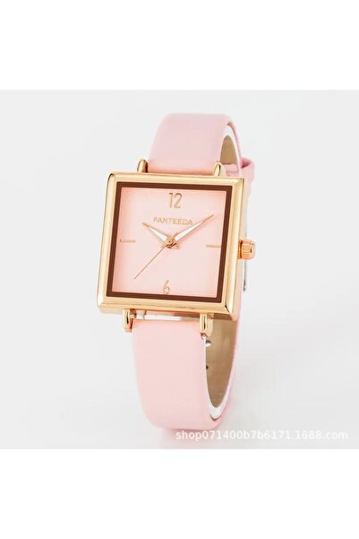 Produse.Top Ceas Dama Elegant Roz cadran patrat roz QUARTZ CDQZ139