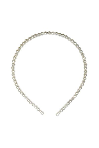 Produse.Top Bentita, coronita par din metal cu perle albe decorative BP03