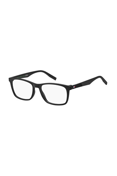 Tommy Hilfiger Boys' Eyeglass Frames TH2025 003, Plastic, Black, 52 mm