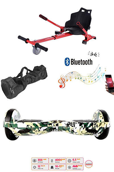 CityMate Elektrikli Kaykay Scooter Hoverboard Akıllı Denge 6.5 Inch + Hover Kart + Çanta EXTREM PAKET D