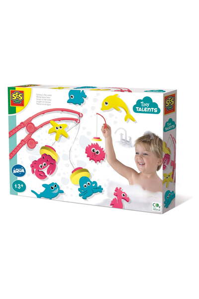 Ses Jucarie de baie, pescuit, SES13092, multicolor