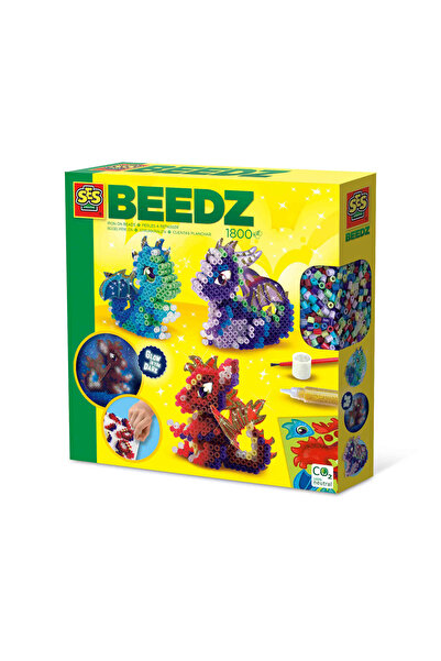 SES Creative Set de artizanat, SES Creative, 1800 margele, 3D, Multicolor