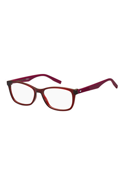 Tommy Hilfiger TH2027 8CQ Women's Eyeglasses Frames, Plastic, Red, 51 mm
