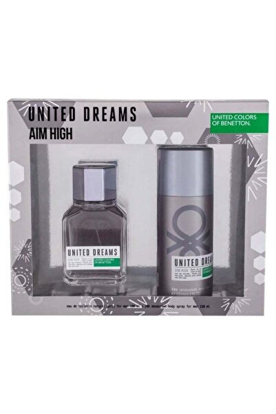 Benetton United Dreams Aim High For Men Set Eau De Toilette 100ml + 24h Deodorant 150ml