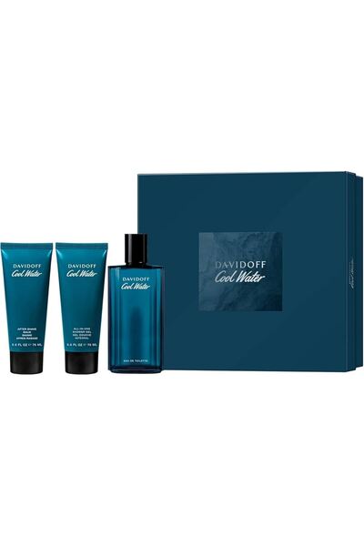 Davidoff Cool Water For Men Set Eau De Toilette 125ml + Sg 75ml + Asb 75ml