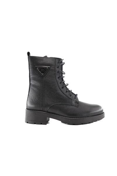 Castle Black 24101 Cizme negre de damă din piele naturală