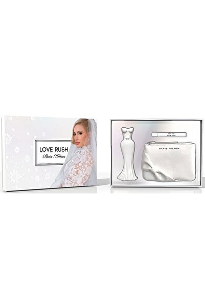 Paris Hilton Love Rush For Women Set Eau De Parfum 100ml + Eau De Parfum 10ml + Pouch