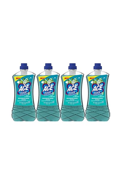 ACE Set of 4x Floor Solution 1l White Musk Talc