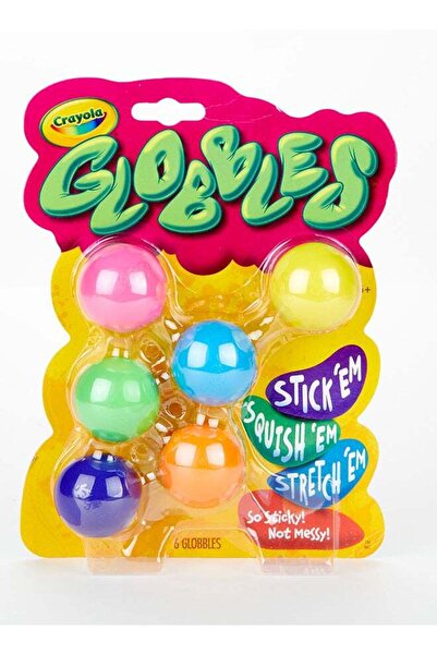Crayola Globbles Fidget Toys (6 Pack) Sticky Squeeze Balls - Sensory Stress Relief for Kids Ages 4+