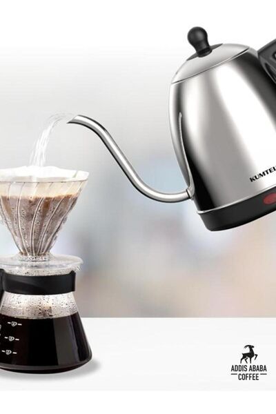 ozbience Elektrikli Drip Kettle, Güçlü ve Şık Kahve Demleme Su Isıtıcı