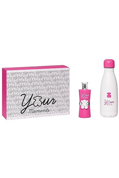 Tous مجموعة يور مومنتس للنساء، ماء تواليت 90 مل + زجاجة