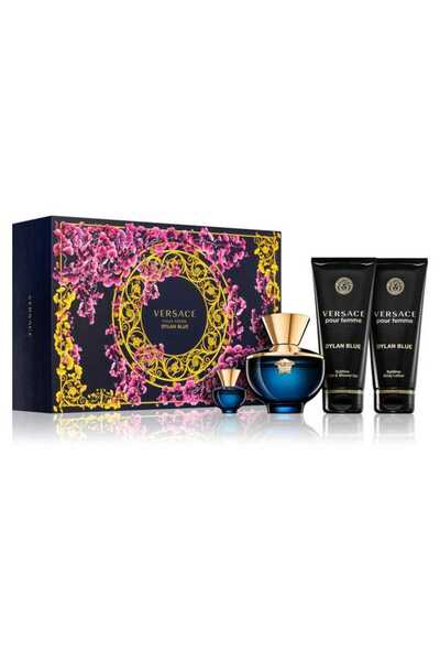 Versace Pour Femme Dylan Blue Set Eau De Parfum 100ml + Eau De Parfum 5ml + Bl 100ml + Sg 100ml