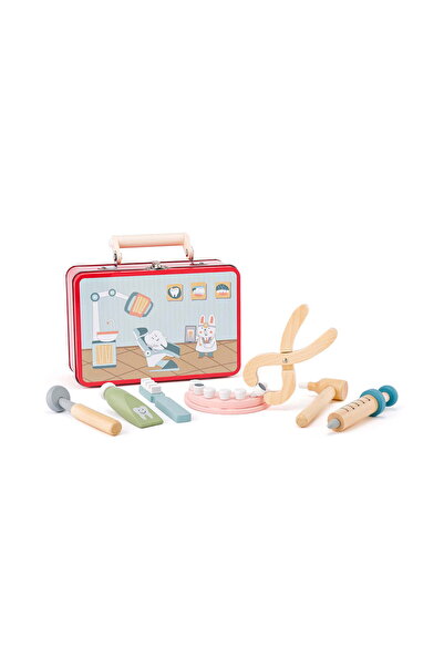 Woodyland Jucarie din lemn - Trusa de dentist 7 piese