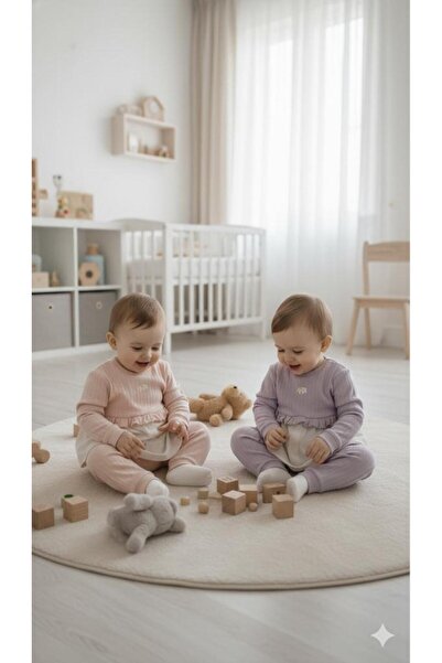 Kidaxi طقم بناتي مكون من قطعتين 6-9/9-12/18-24/24-36 شهرًا