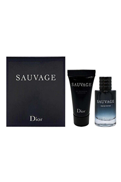 Christian Dior Sauvage For Unisex Mini Set Eau De Parfum 10ml + Sg 20ml