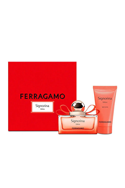 Salvatore Ferragamo Signorina Unica For Women Set Eau De Parfum 50ml+ Body Lotion 50ml