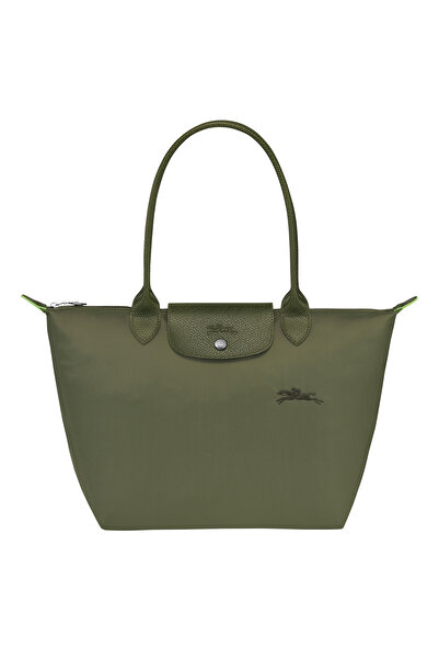 GENERAL LONGCHAMP Zipper Opening Large Capacity Nylon Recycled Canvas Bag