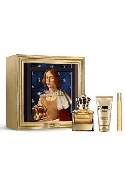 Jean Paul Gaultier Scandal Absolu For Men Set Parfum 100ml + Parfum 10ml + Sg 75ml