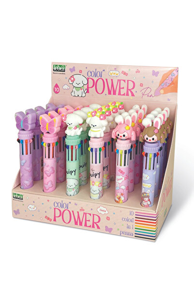 Lebez Pix 10 culori in 1, Color Power, 6 modele (24 buc/display), copii varst...