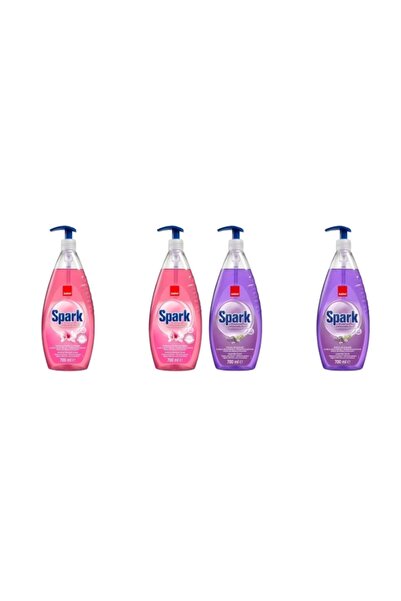 Sano Set Variety, 2 x Detergent Vase 700ml Spark Flori Migd, 2 x Detergent Va...