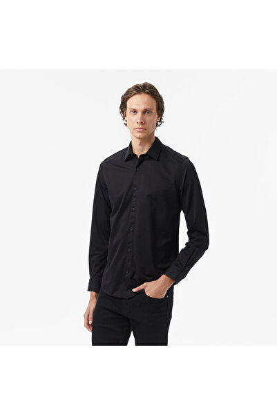 Nautica Erkek Siyah Slim Fit Gömlek