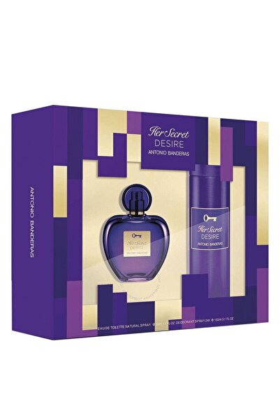 Antonio Banderas Her Secret Desire For Women Set Eau De Toilette 50ml + Deodorant 150ml